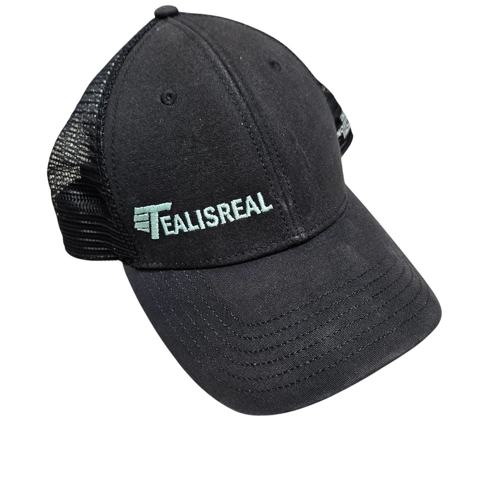 The North Face‎ Tealisreal Black Mesh Trucker Hat Adjustable Snapback